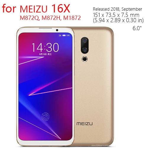 CHYI, 3D изогнутый экран для meizu 16s pro 16 T, Защитная пленка для экрана meizu pro 7 plus 16th 16s 16XS, полное покрытие, Гидрогелевая пленка, не закаленное стекло - Цвет: for MEIZU 16X