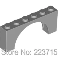 * Brick W. Лук 1X6X2*20 шт DIY Просветленный блок кирпич часть No.12939 совместим с другими