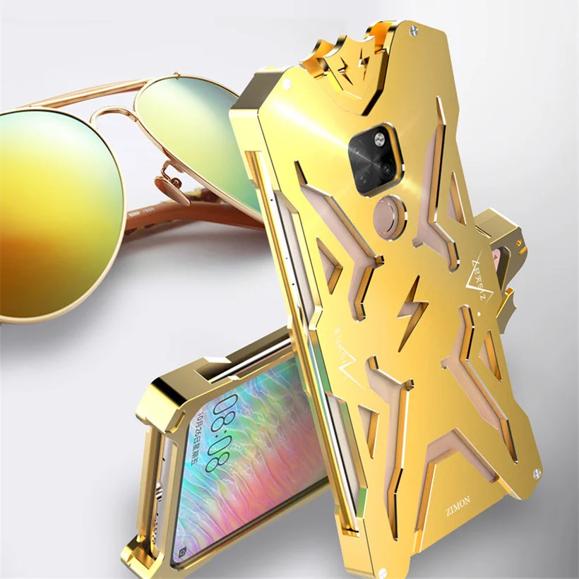 Luxury Shockproof Metal Case for Huawei Mate 20 Pro Original Zimon Aluminum Phone Cases For 20/Mate 20X | Мобильные телефоны и