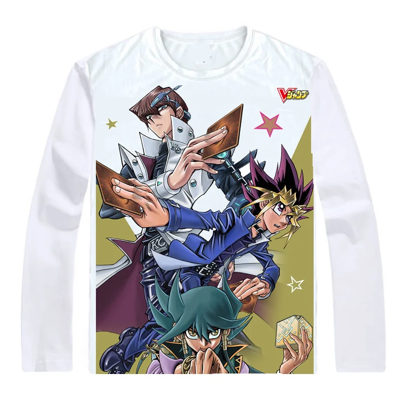 Style 19 Kaiba сэто Кайба футболка Duel Monsters Yuu Gi Ou Yu-Gi-Oh King of Games футболка Повседневная Винтажная футболка футболки с длинными рукавами и принтом - Цвет: Style 19