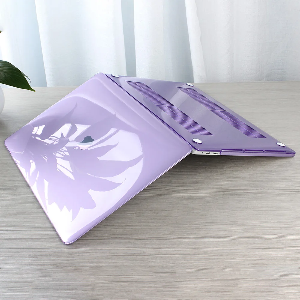 Кристальный Жесткий Чехол для ноутбука Apple Macbook Air 11 1" Pro retina Touch Bar& ID 11,6 12 13 13,3 15 15,4" inchs