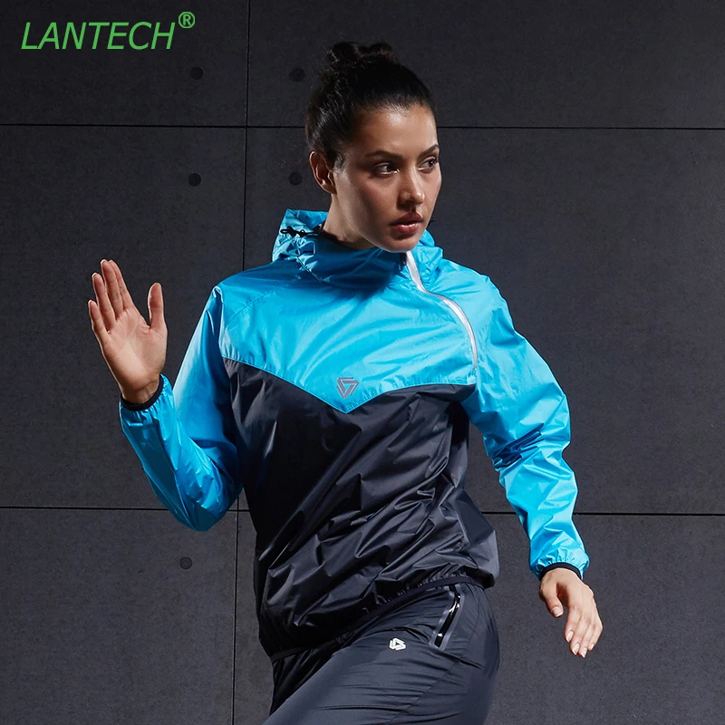 LANTECH Женская куртка для бега, спортивная одежда для йоги, фитнеса, тренажерного зала, куртка, одежда с длинным рукавом, топы