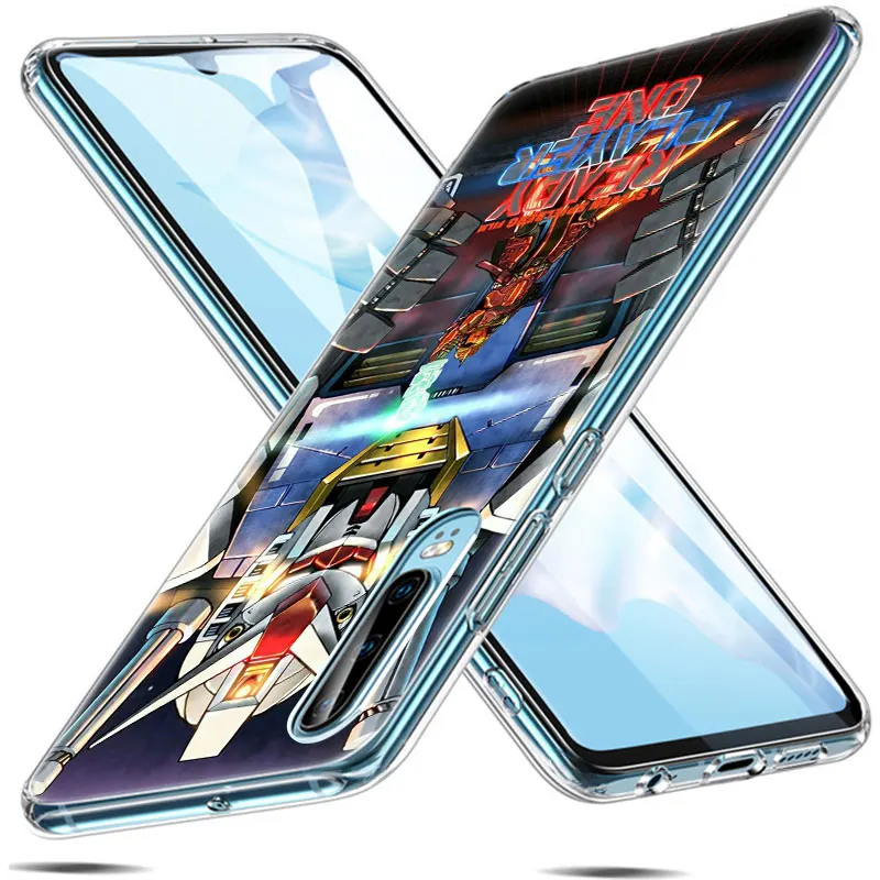 Популярный Мягкий силиконовый чехол Gundam с аниме для телефона Huawei P30 P20 Pro P10 P9 P8 Lite