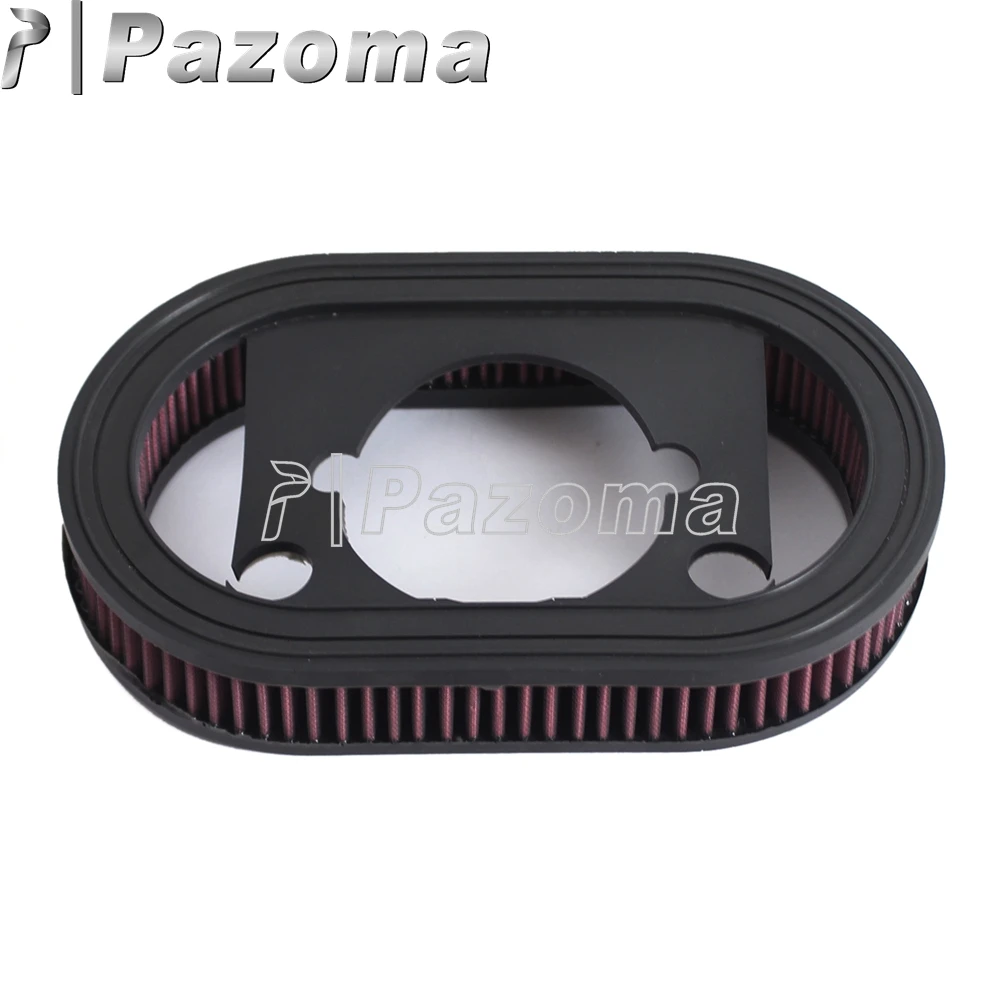 Красный Моющийся воздушный фильтр для мотоцикла Harley FLT 85-99 FXR 84-92 Dyna Super FXD 91-99 Softail