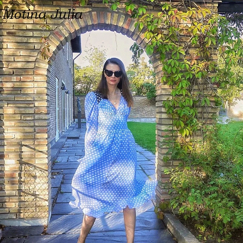 Motina Julia 2019 шикарное Макси платье в стиле бохо пляжное длинное Весна Лето Большой