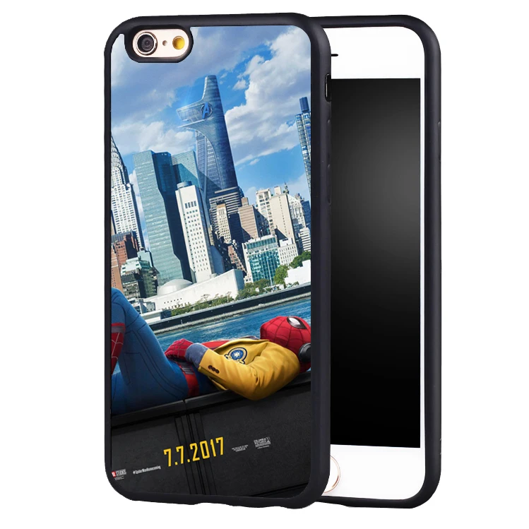 Супер герой Человек-паук печатных чехол для iPhone 5 5C 5S SE 6 плюс S 7 Plus |