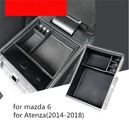 for Atenza Mazda 6 Emaicoca, автомобильная центральная консоль, лоток, держатель, органайзер, контейнер, подлокотник, коробка для хранения для Mazda 6 Atenza CX-5 CX5, аксессуары - Название цвета: for Atenza Mazda 6