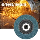 Лепестковый шлифовальный диск 115 мм 406080120 круглая зернистость шлифование наждачной бумагой бумажные диски 4,5 дюйма шлифовальные диски Лепестковые диски