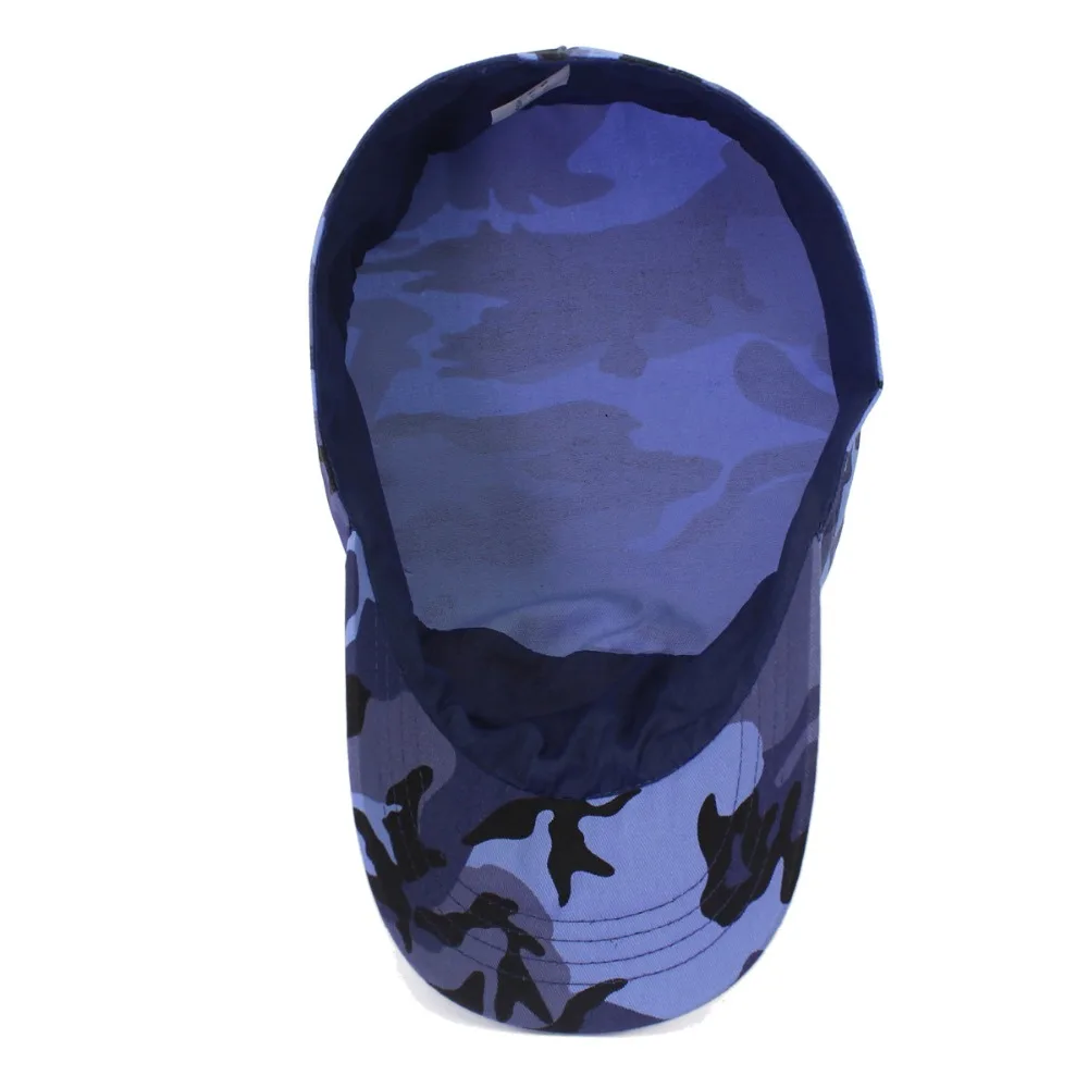 Бейсболка Мужская камуфляжная плоская кепка в стиле милитари для тренировок