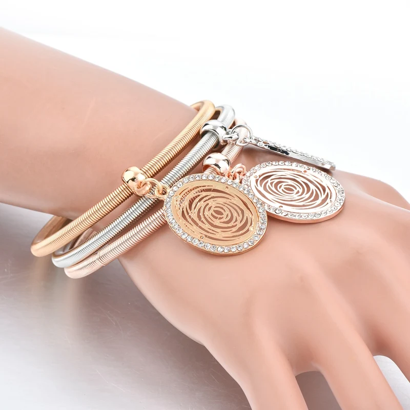 3 шт./комплект женский браслет ручной работы с кристаллами