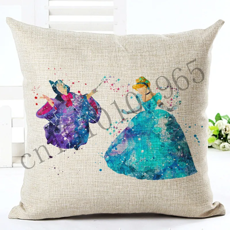 Высокое качество мультяшный стиль синий принц домашняя декоративная подушка