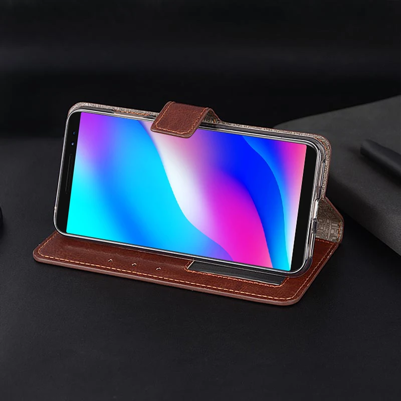 For Blackview Max 1 Case 6.01 inch Luxury Flip PU Wallet Premium Leather Cover With Photo Frame | Мобильные телефоны и