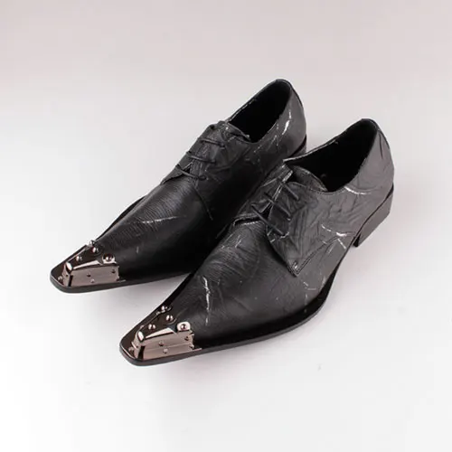 Модные трендовые мужские деловые туфли из натуральной кожи модель 2016 года модные