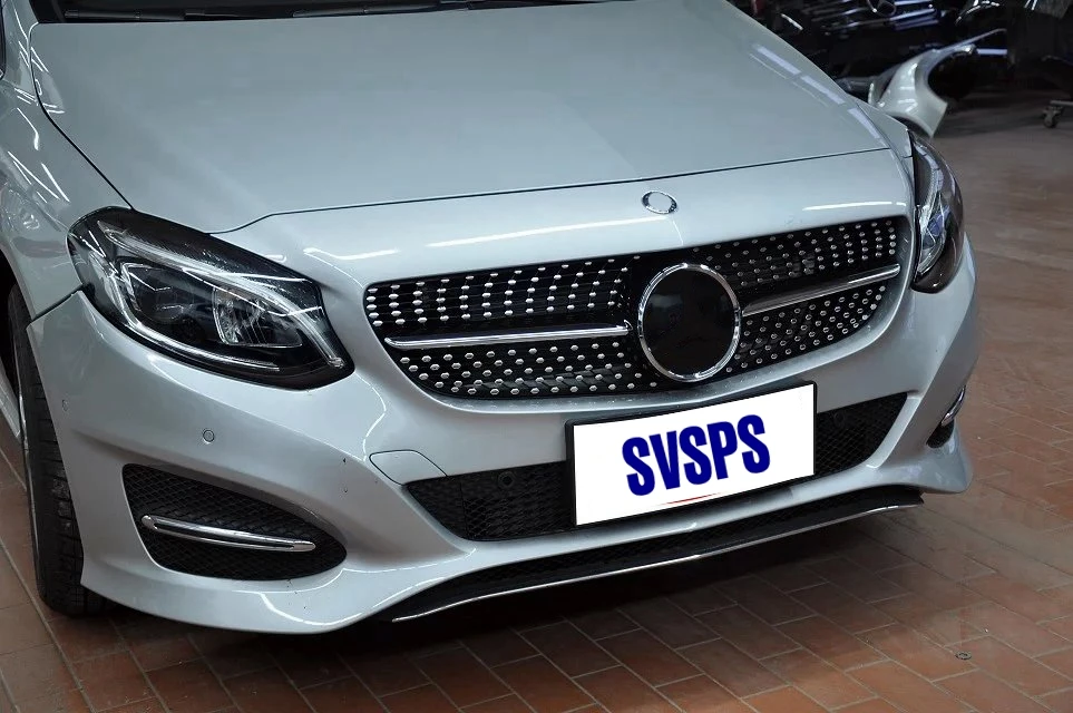 

High quality tuning Auto parts Front Middle Grille Grill Diamonds style For Mercedes B-Class Benz Vehicle B180 B200 B260 2015-18