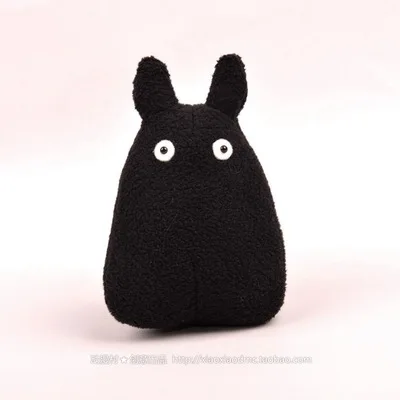 black totoro 15cm Ходовой замок Кабу собака Тоторо, автобус пыль плюшевые куклы детские игрушки Ghibli подарок Семейный комплект - Цвет: black totoro 15cm