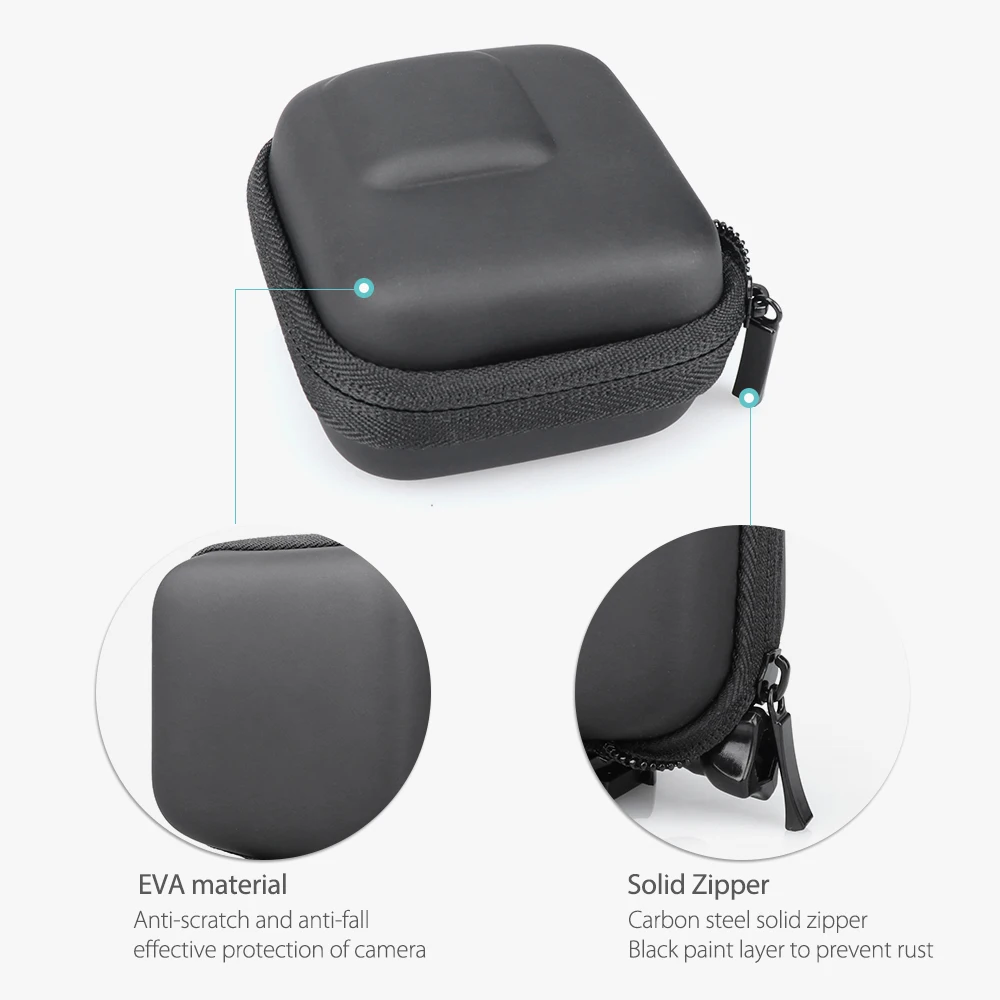 Vamson Mini EVA чехол для хранения Защитная сумка Go Pro Hero 8 7 6 5 черный серебристый белый