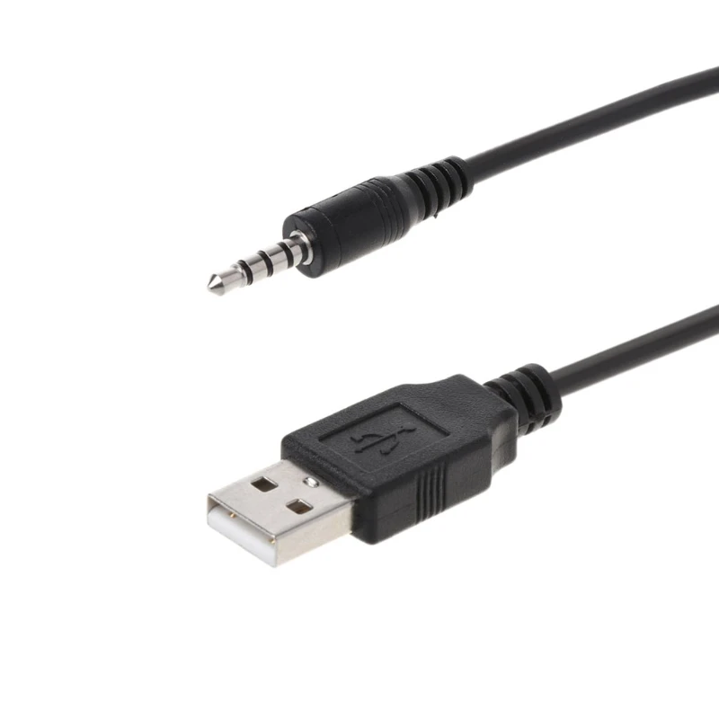 Новинка 1 шт. автомобильный 3 5 мм AUX USB удлинитель панель для наушников штекер