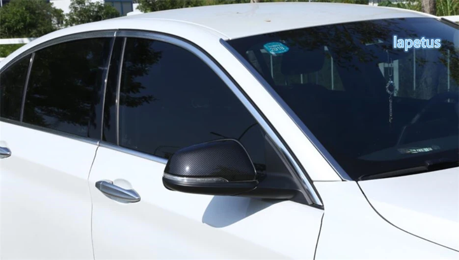 Lapetus углеродного волокна Стиль Зеркало заднего вида защиты комплект украшение