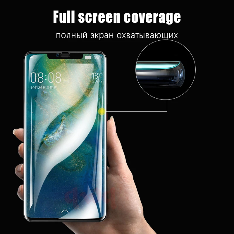 15D Гидрогелевая Защитная пленка с полным покрытием для Huawei Mate 20 Lite P30 P20 Pro экрана P