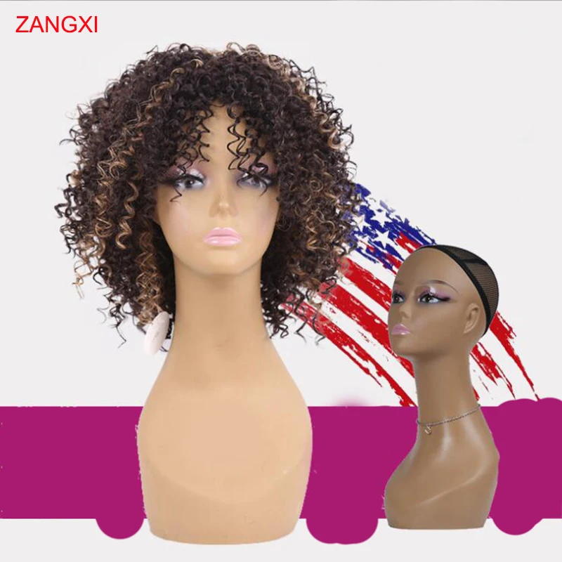 

Cheap Afro-American Female Realistic Mannequin Head For Jewelry Hat Lace Wig Display Maniqui Head Model Wig Holder