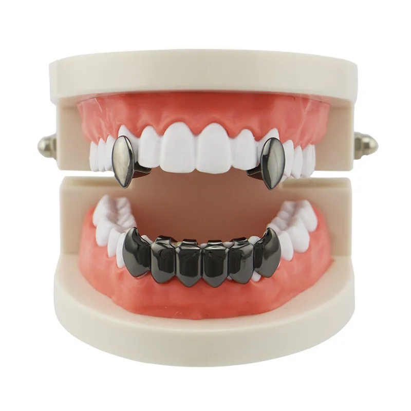 Mainlead 3 шт. сделай сам зуб Grillz Vampire Fang Grills панк золотые зубные грили
