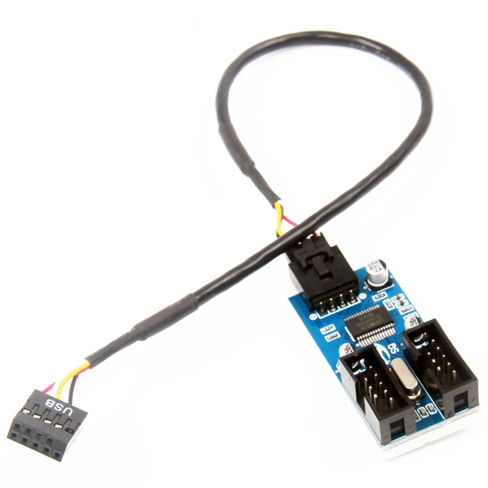 Удлинительный кабель 9 Pin сплиттер порт Multilier USB 2 0 1 до Коннектор адаптер