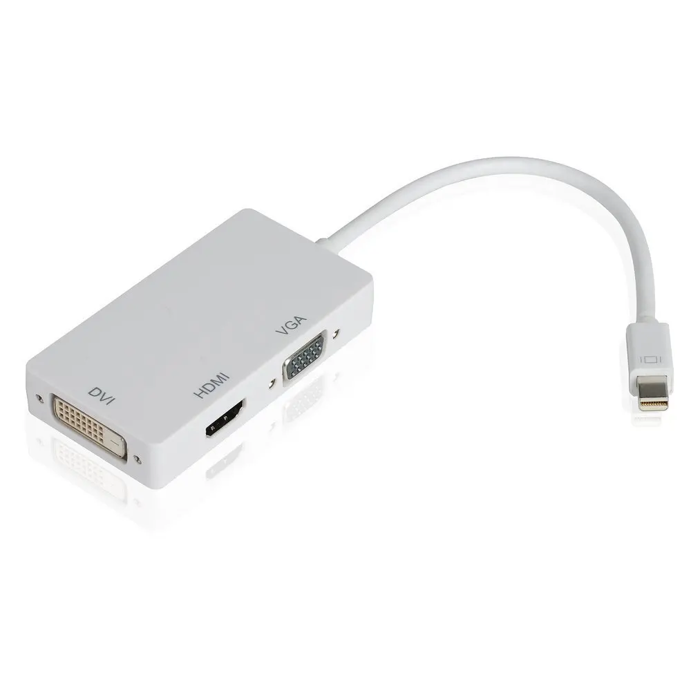 Fastsnail Mini display port (3 в 1) к HDMI/DVI/VGA кабель адаптер для Macbook|mini displayport|display portvga |