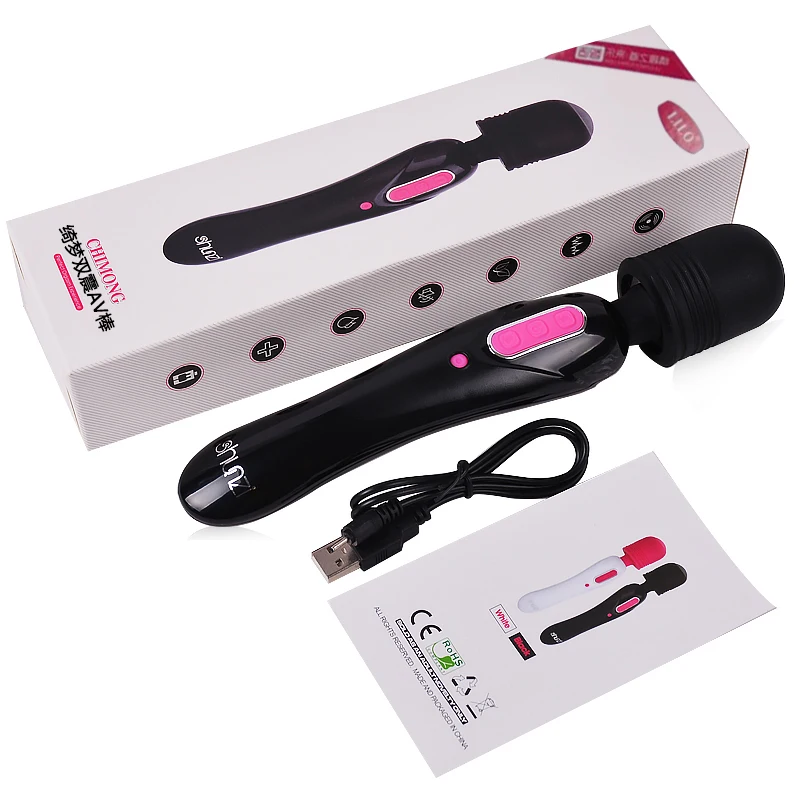 USB волшебная палочка мощный массажер для тела фаллоимитатор вибратор AV Вибраторы