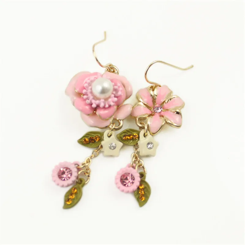 ENZE Бесплатная доставка 2018 новые модные и изящные щедрые серьги женские украшения