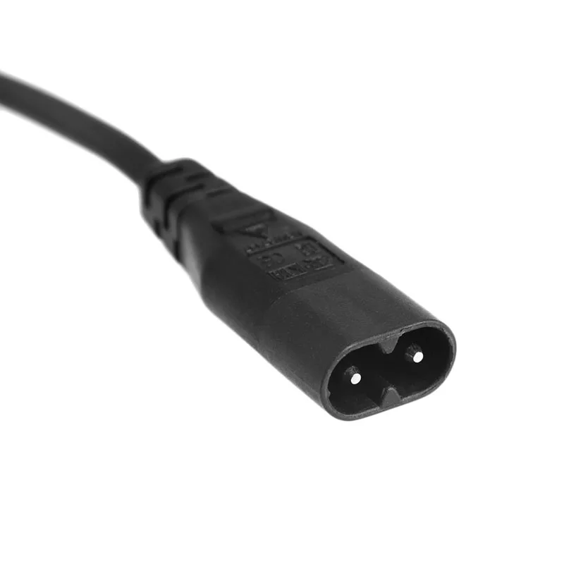 IEC 320 2-контактный C7 женский C8 мужской фигуры 8 Мощность адаптер кабель-удлинитель