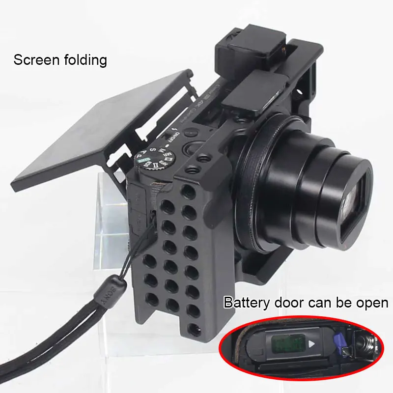 RX100M6 клетка комплект L БЫСТРОРАЗЪЕМНАЯ qr-пластина кронштейн для камеры рукоятка