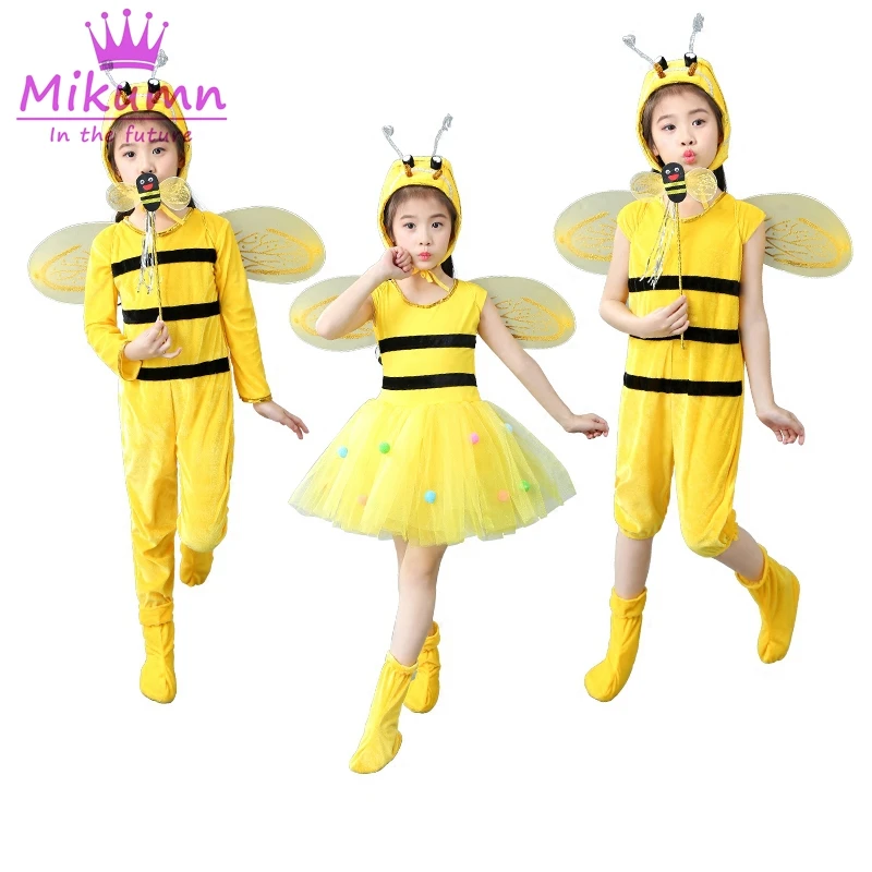 4 шт./комплект Детский костюм пчелы с крыльями|Праздничные костюмы| |