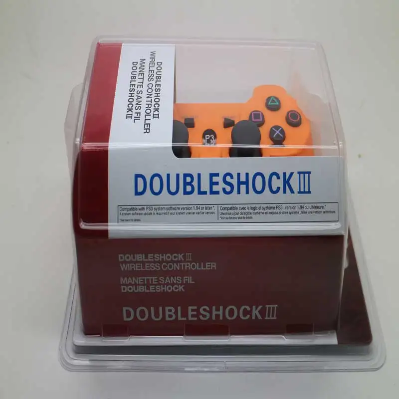 Bluetooth игровой контроллер вибрации Беспроводной двойной игровой контроллер для PS3 геймпад Беспроводной Bluetooth для PS3 пульт дистанционного управления джойстик - Цвет: Цвет: желтый