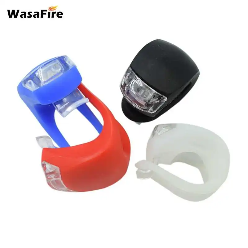 WasaFire 2 шт./лот аварийный светодиодный фонарь силиконовый велосипедный для шлема