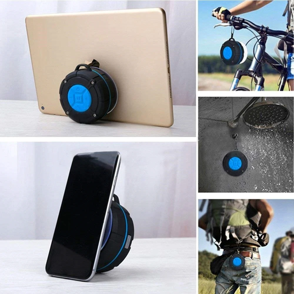 Kobwa Водонепроницаемый Открытый Bluetooth динамик портативный беспроводной сабвуфер