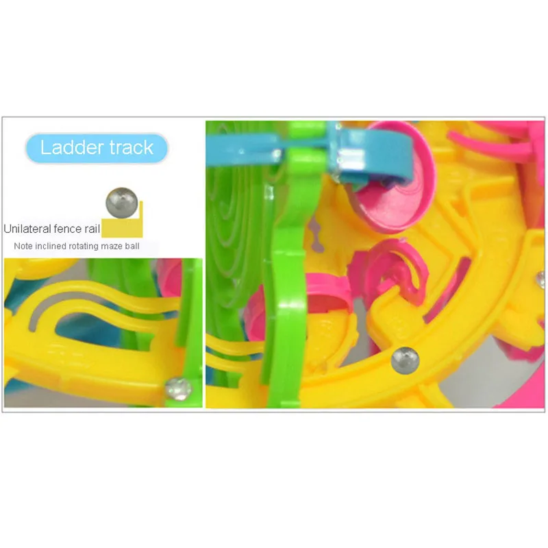 3D шар лабиринт головоломка волшебный Интеллектуальный из плексика развивающие