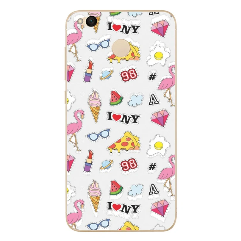 Soft TPU Pattern Silicone Phone Case For Xiaomi Redmi 4X Note 4 4A 3 Cute Mi A1 Pro Ultra Slim Cover Capa D159 |