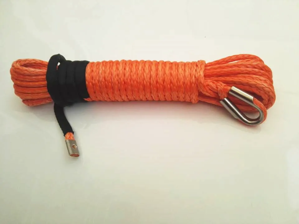 

Free Shipping Orange 5/16"*50ft Synthetic Rope,Boat WInch Rope,ATV Winch Cable,Off Road Rope,Synthetic Rope Winch