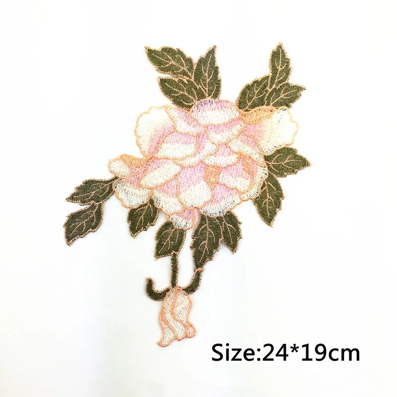 Патчи с цветочной вышивкой FFLACELL 1 пара наклейки для Аксессуары шитья одежды