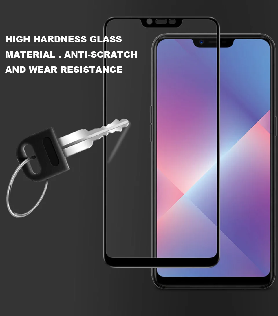 3D полное покрытие закаленное стекло для OPPO R16 A5 A3 A1 Защитная пленка экрана A 5 3 1 |