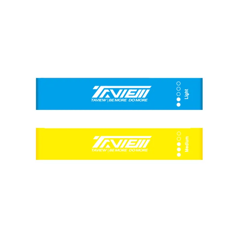Blue-Yellow Эластичный набор эспандеров для женщин Фитнес резиновые петли Бодибилдинг Тренажерное силовое Упражнение расширитель Йога упражнения повязки для тренировки - Цвет: Blue-Yellow