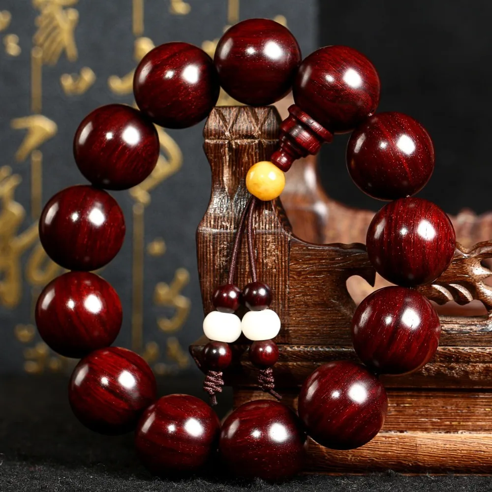 Wild forest old material India lobular red sandalwood beads bracelets 18mm high density with Venus bracelet wholesale 1.8 | Обустройство