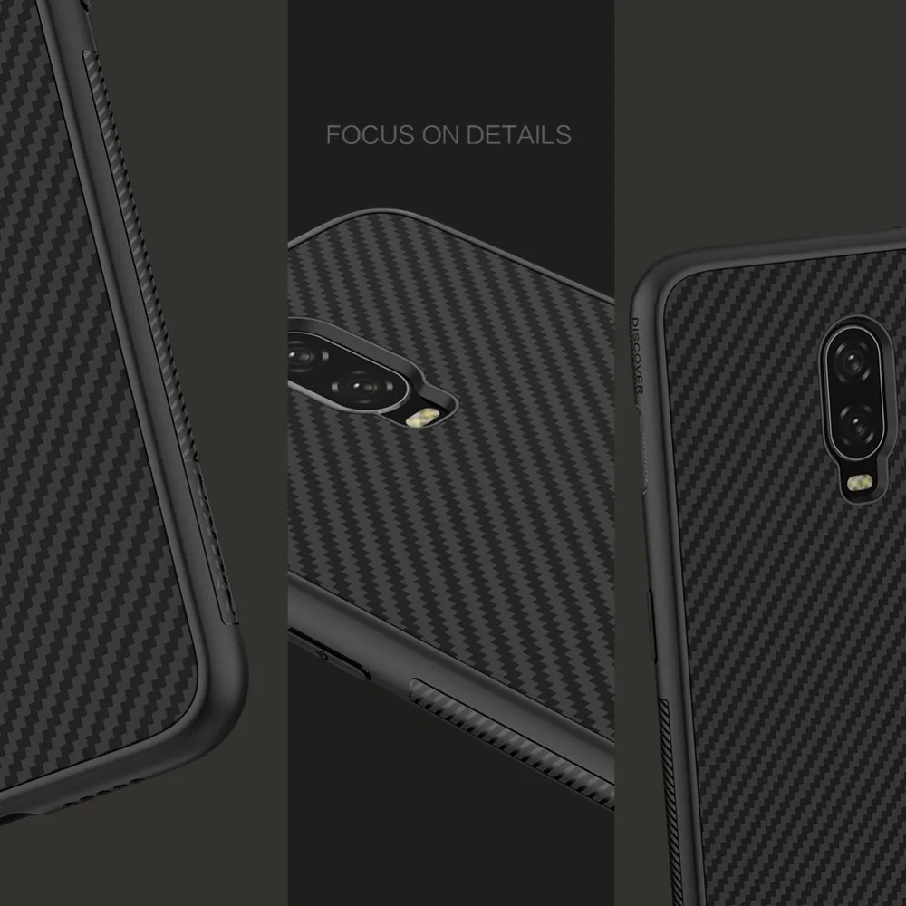 Чехол из синтетического волокна NILLKIN для Oneplus 6 T, роскошный тонкий чехол из углеродного волокна, полипропиленовый Пластиковый магнитный чехол для задней панели One plus 6 t, чехол для Oneplus 6 T