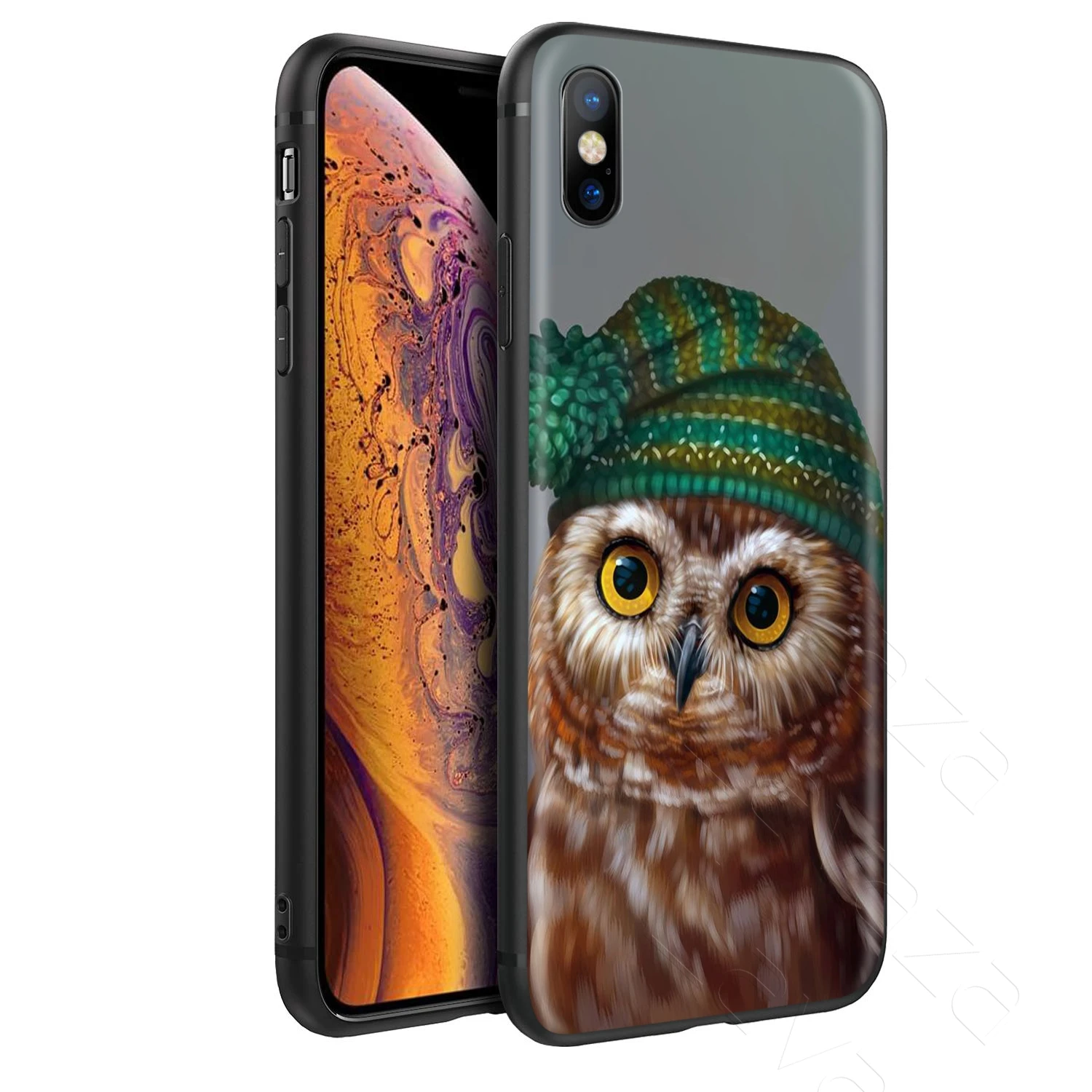 Lavaza Animal Owl Case for iPhone 11 Pro XS Max XR X 8 7 6 6S Plus 5 5s se |