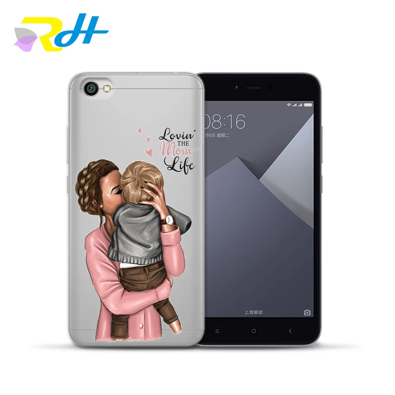 Для xiaomi A2 Coque Etui силиконовый мягкий чехол Модный Черный Коричневый для мамы и