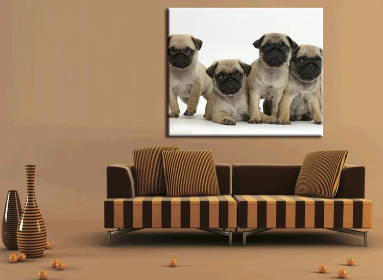 1 шт./компл. Высокое разрешение современная абстрактная Мода пять животных Собака