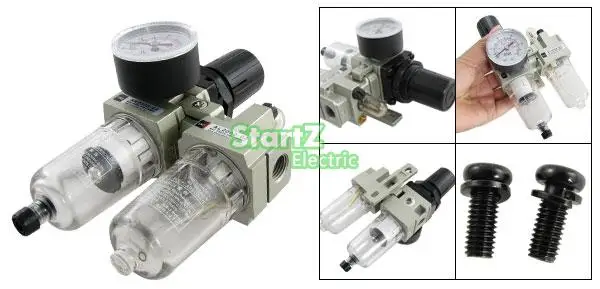 AC2010-02 1/4 &quotPT SMC ручной дренажный Тип компрессионный Воздушный Фильтр
