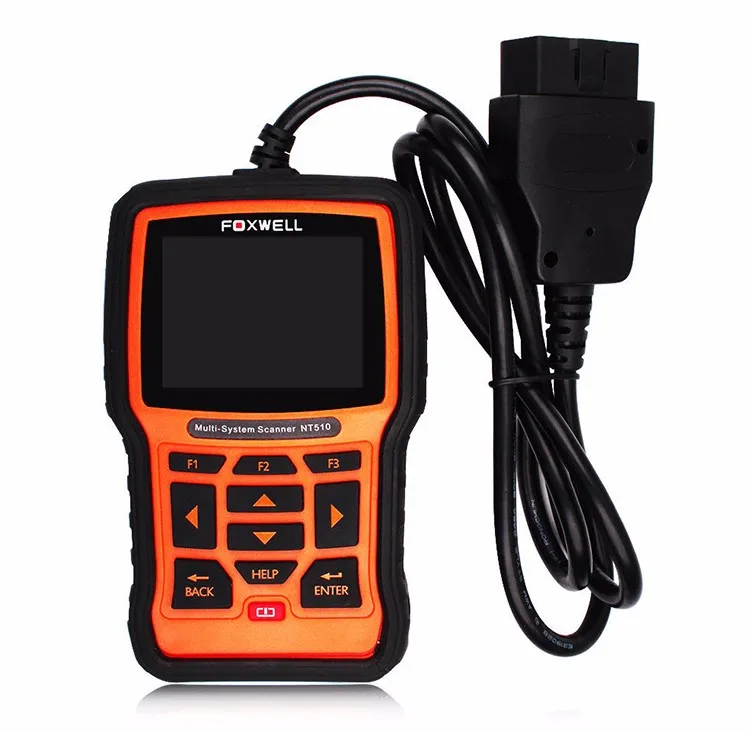 FOXWELL NT510 PRO полный Системы автомобиля OBD OBD2 инструмент диагностики ABS EPB SRS сброса