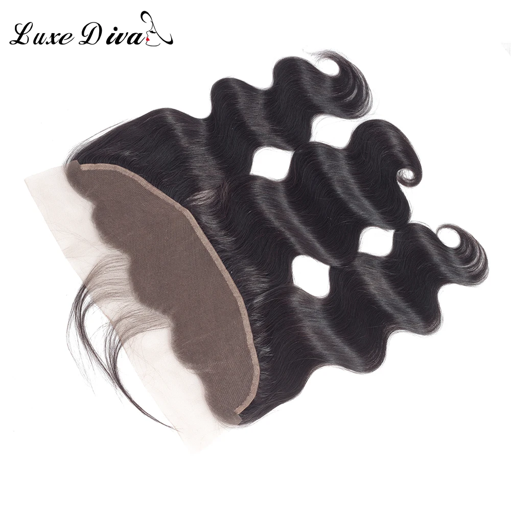 Бразильские кружевные фронтальные волнистые 100% человеческие волосы не Реми 13x4