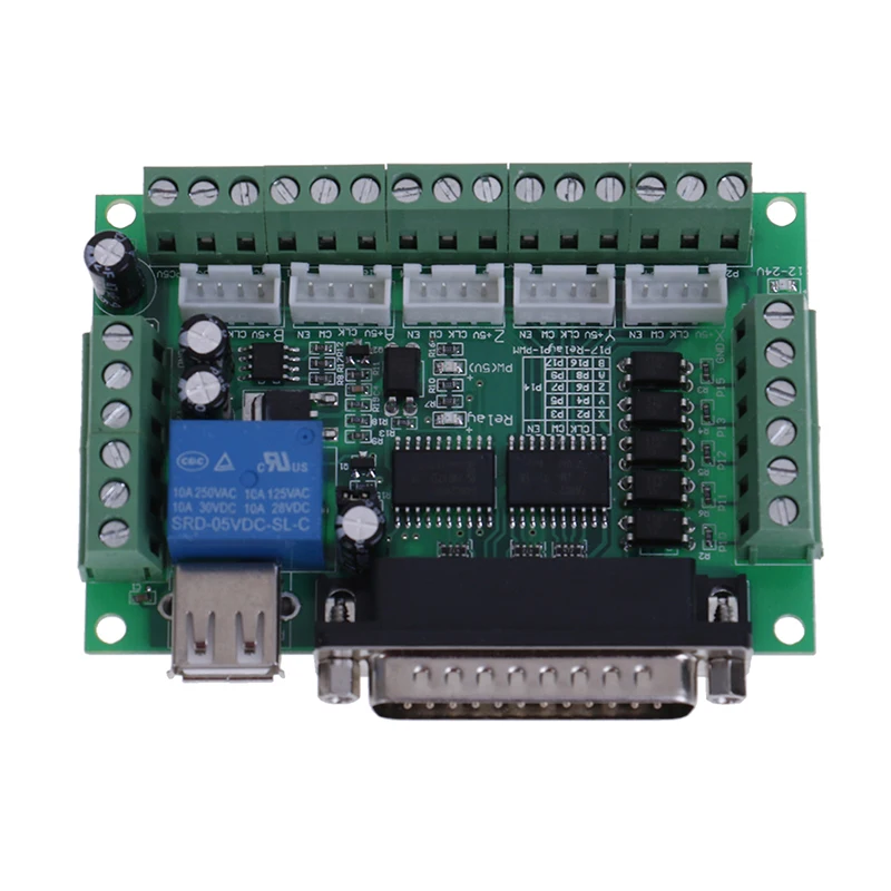 USB интерфейс 5 осей Cnc Breakout плата для шагового контроллера драйвера Mach3|Драйвер